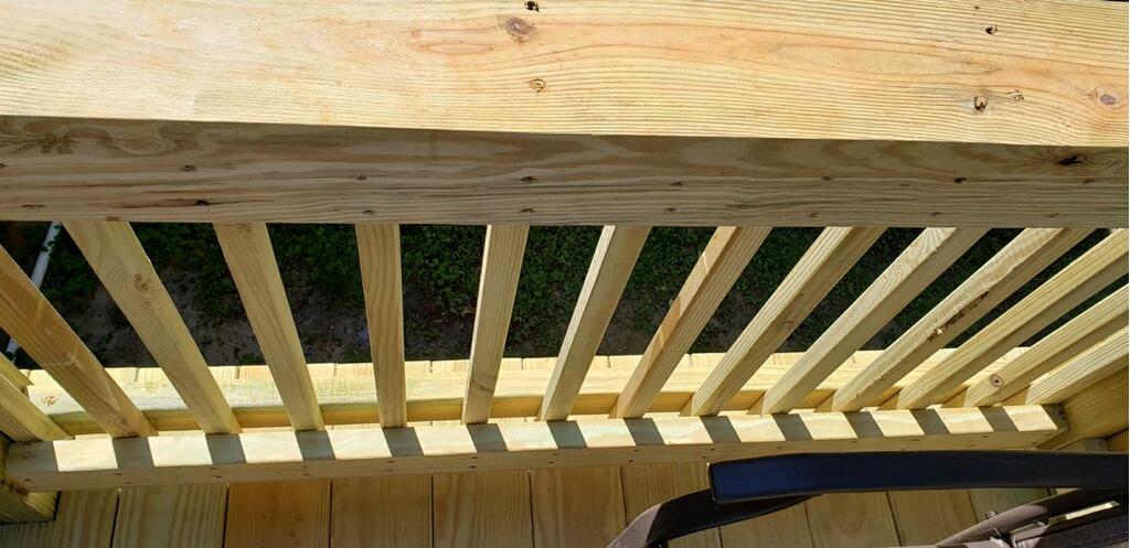Deck build — foundation and posts
