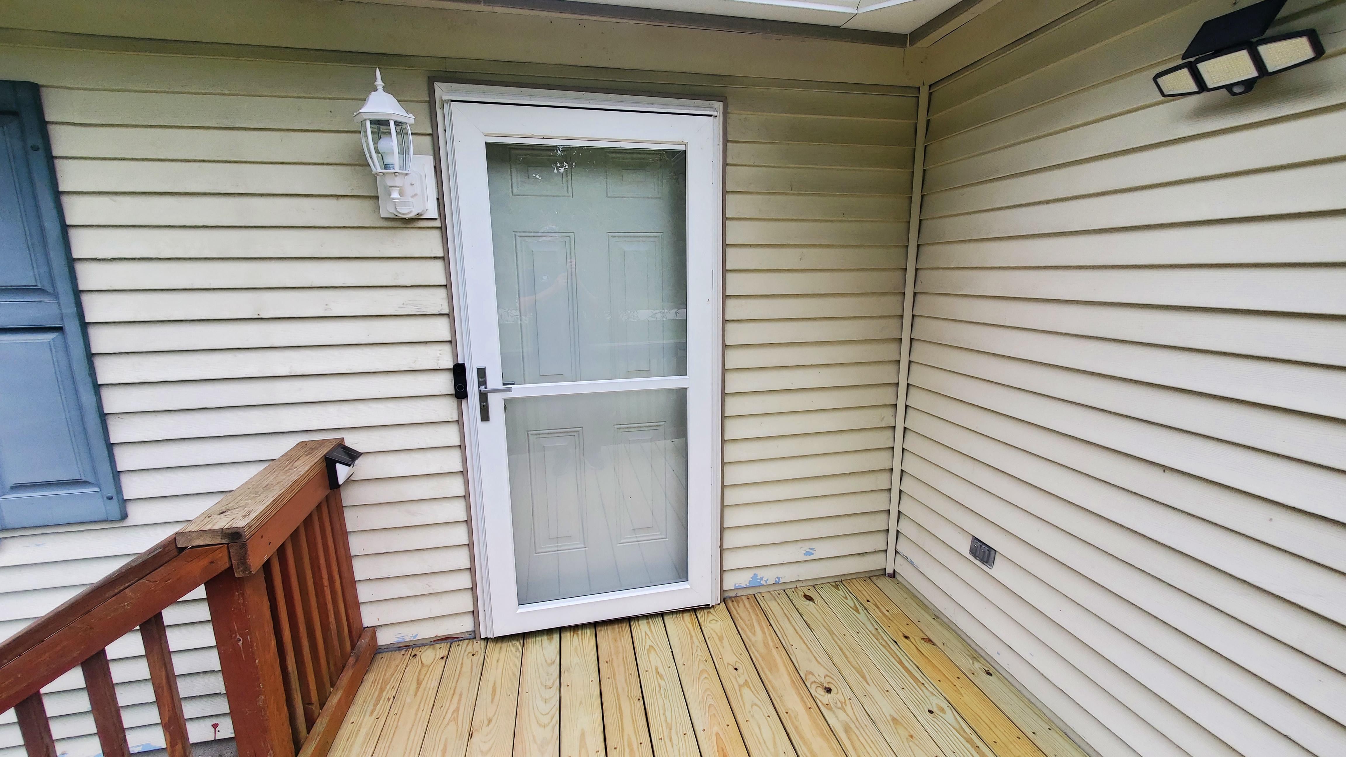 New exterior front door — finished