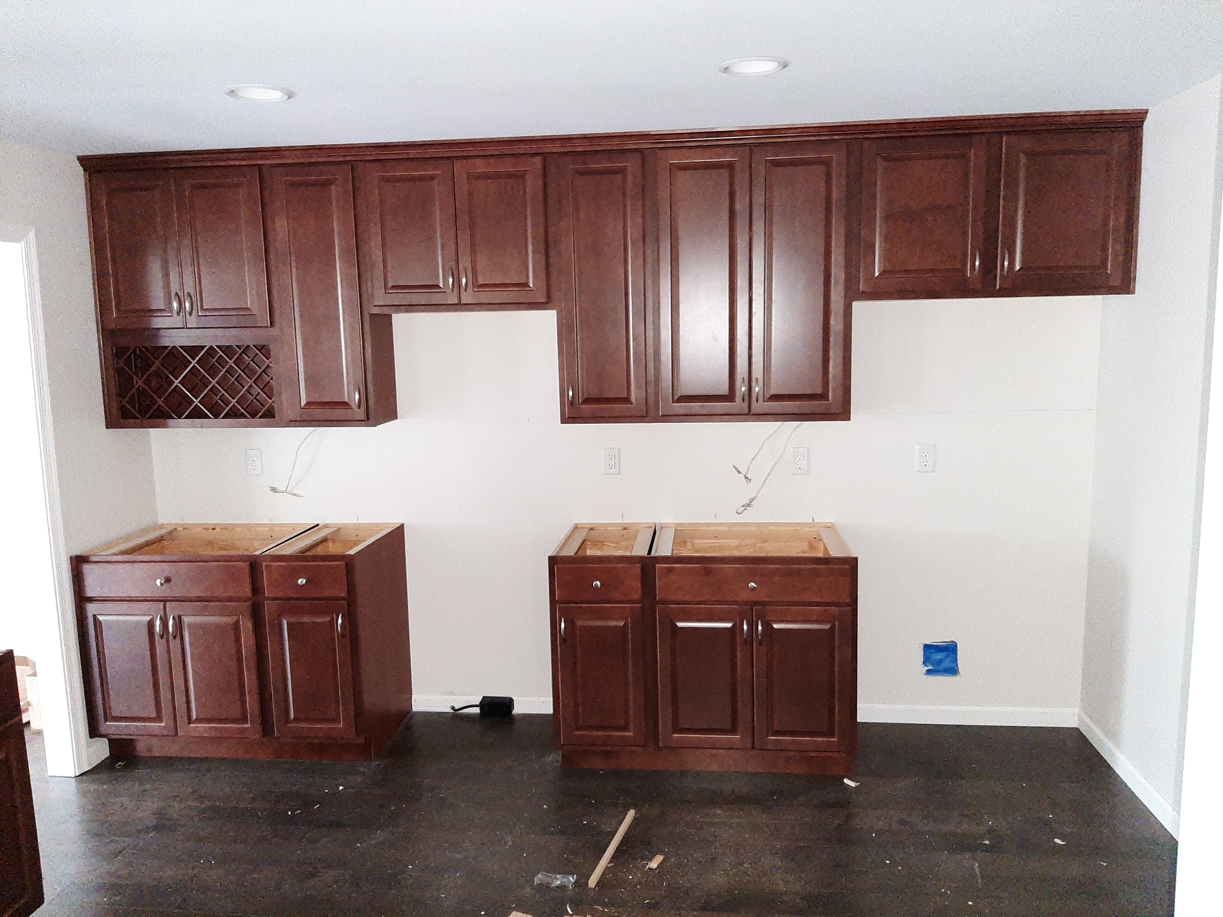 Kitchen remodel project in progress