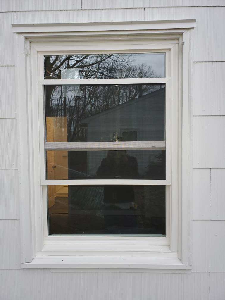 New windows — completed replacement